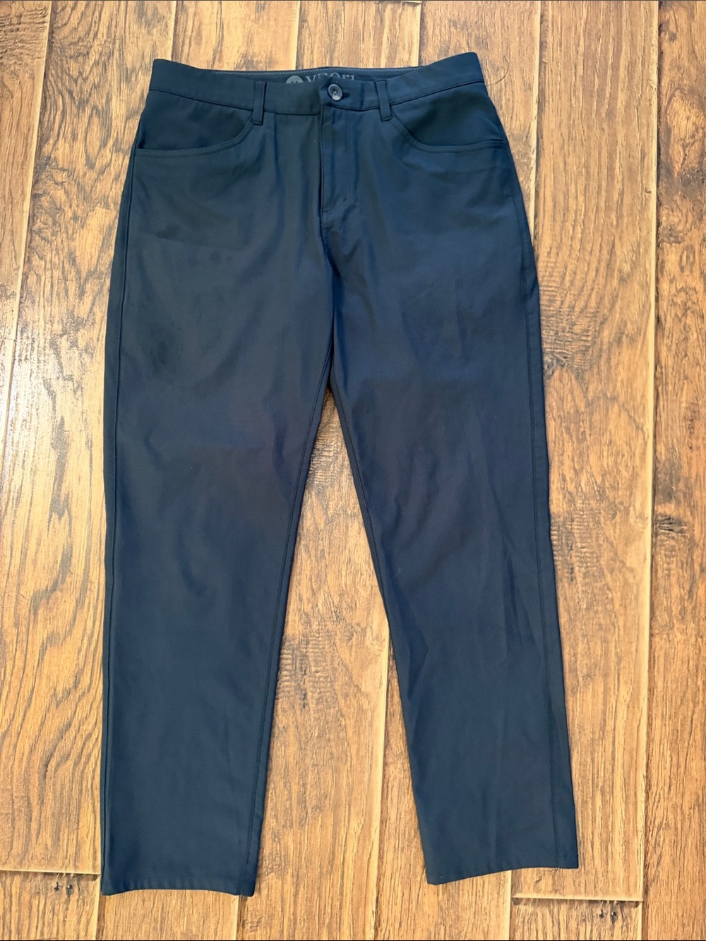 Vuori Black Slim Travel Pants